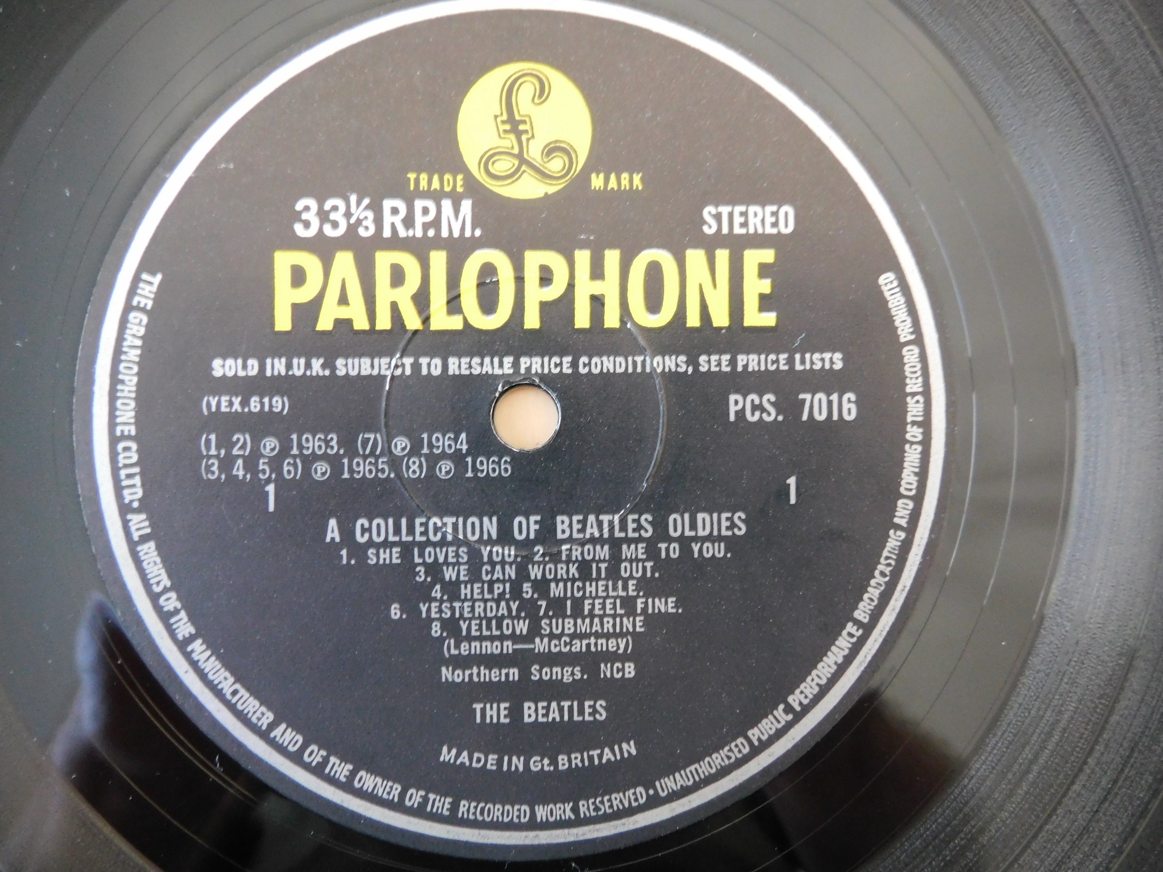 The Beatles - A Collection Of Beatles Oldies - 1966