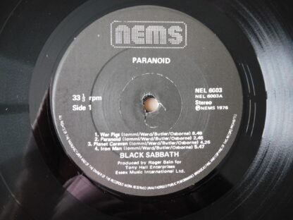 Black Sabbath - Paranoid - UK - 1976